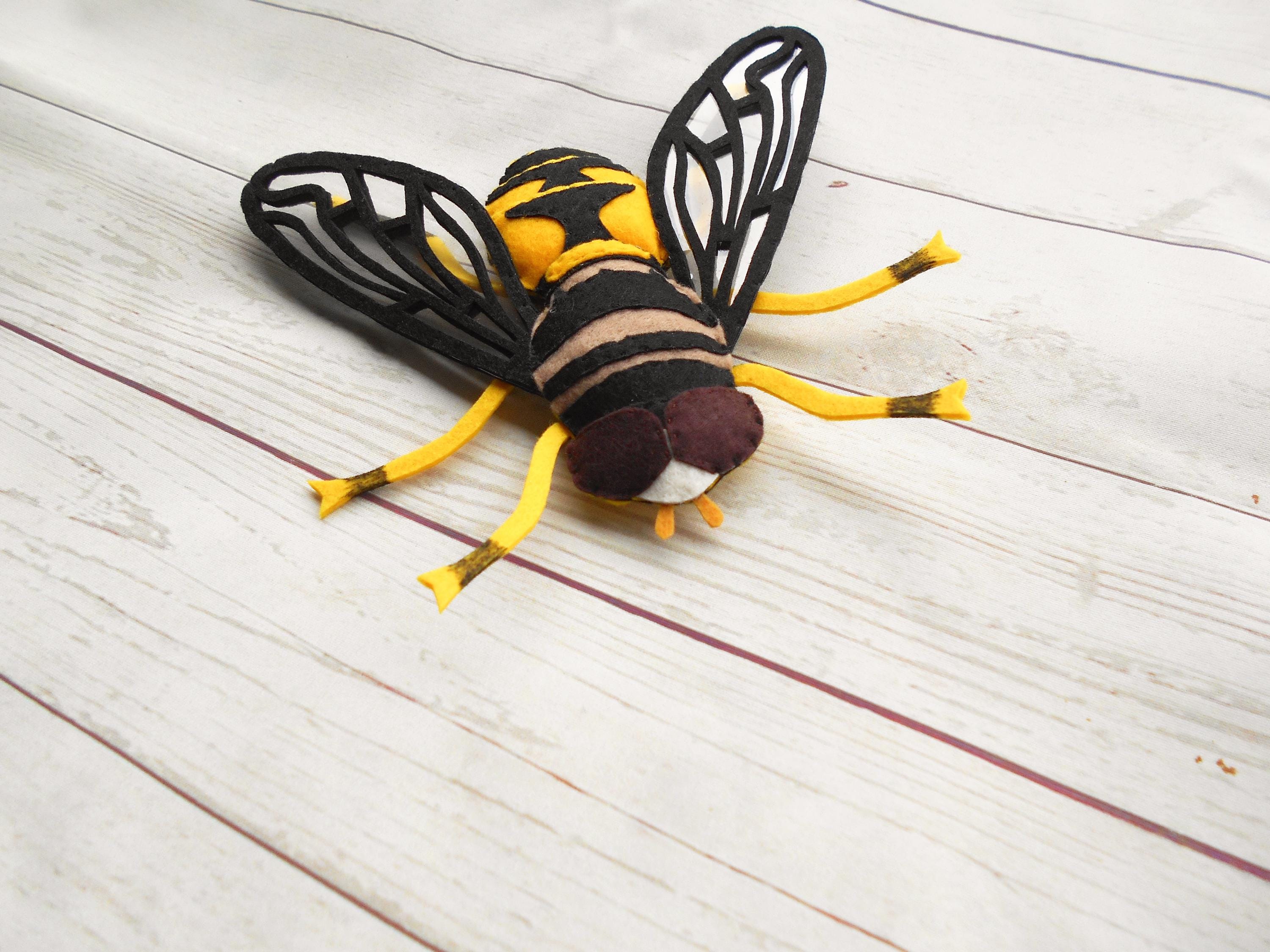 Felt Fly Realistic Plushback Fly From Felt Realistic Palpada Agrorum Felt ...