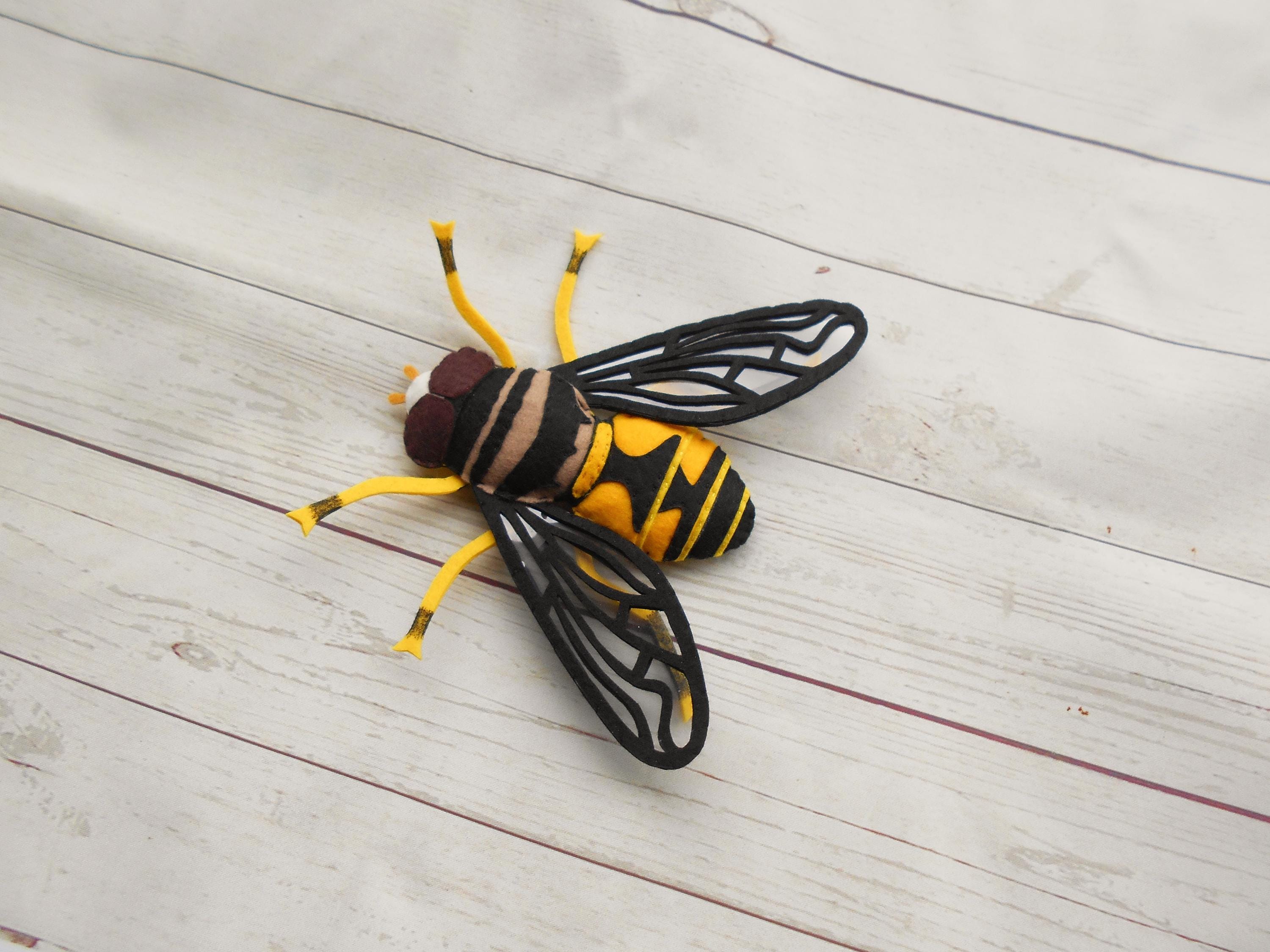 Felt Fly Realistic Plushback Fly From Felt Realistic Palpada Agrorum Felt ...