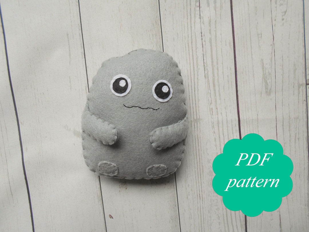 PDF Monster Pattern PDF Sewing Pattern for Women PDF Felt Pattern ...