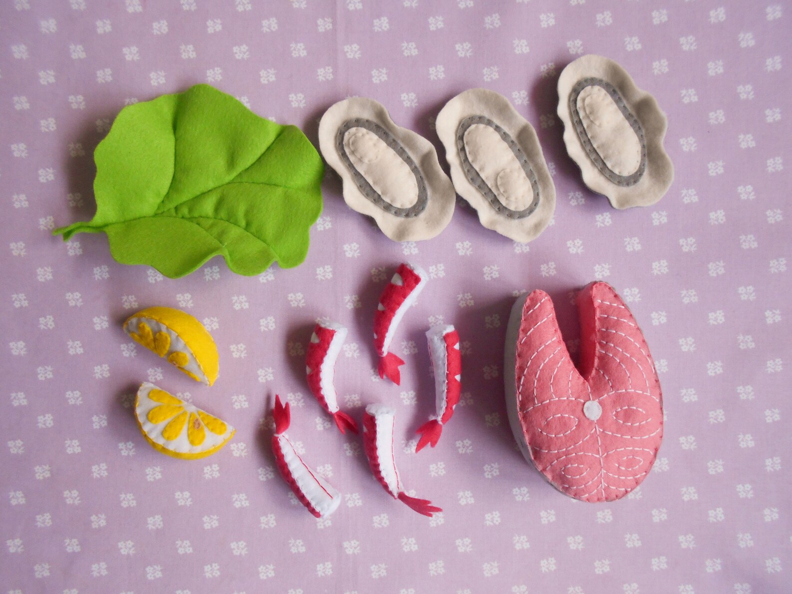 Pretend Play Food Felt Food Set Felt Food Play Kids Play Food Etsy