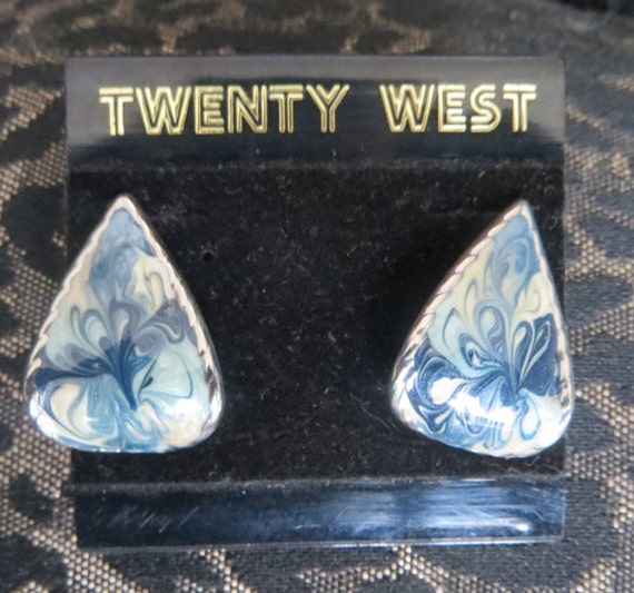 80's twenty west earrings pierced
