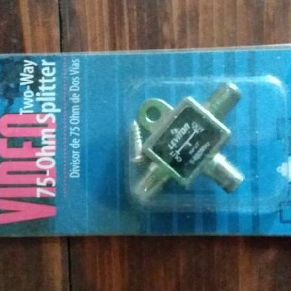 Leviton Video Two Way Splitter 75-ohm No. 830-C5002