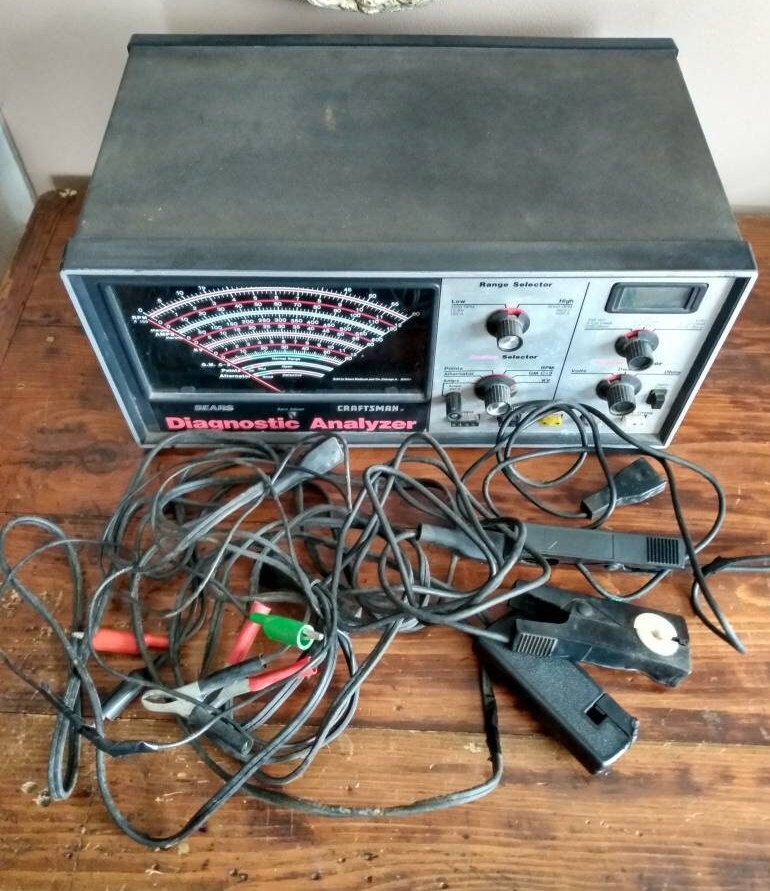 Sears Craftsman Diagnostic Analyzer Model No. 161.21045 With Leads and Manual Etsy