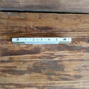 Vintage Lufkin Folding Ruler No. 1206 Aluminum Rule 72"