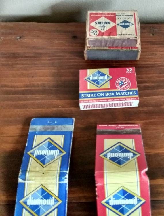 Vintage diamond matches sale