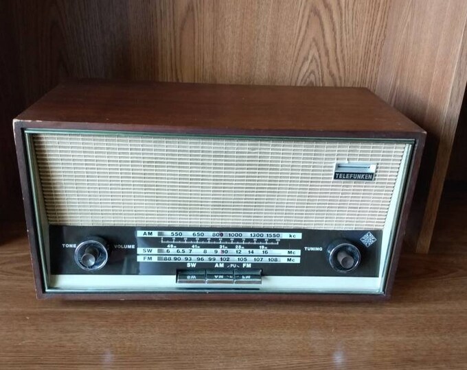 Telefunken Jubilate105 Radio Made in Italy 19661967 No Cord Etsy