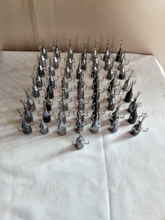 M30 Treble Weighted Snagging Hooks Fishing Gear Lead Weight Etsy