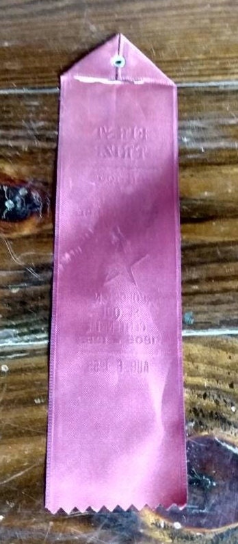 Vintage 1955 First Prize Ribbon Classic Automobile Festival - Etsy