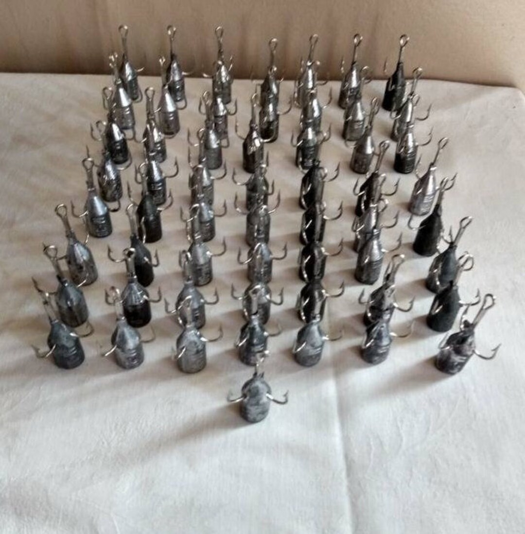 M30 Treble Weighted Snagging Hooks Fishing Gear Lead Weight Fishing