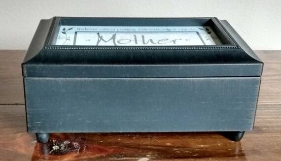Carson Home Accents 6" Music Box 64066 Trinket Box Plays Waltz of Flowers