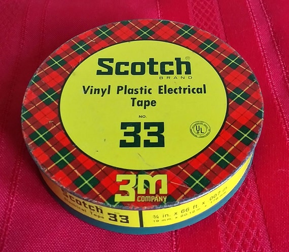 kwaad creëren lexicon Vintage 1949 Scotch Brand Electrical Tape No 33 - Etsy