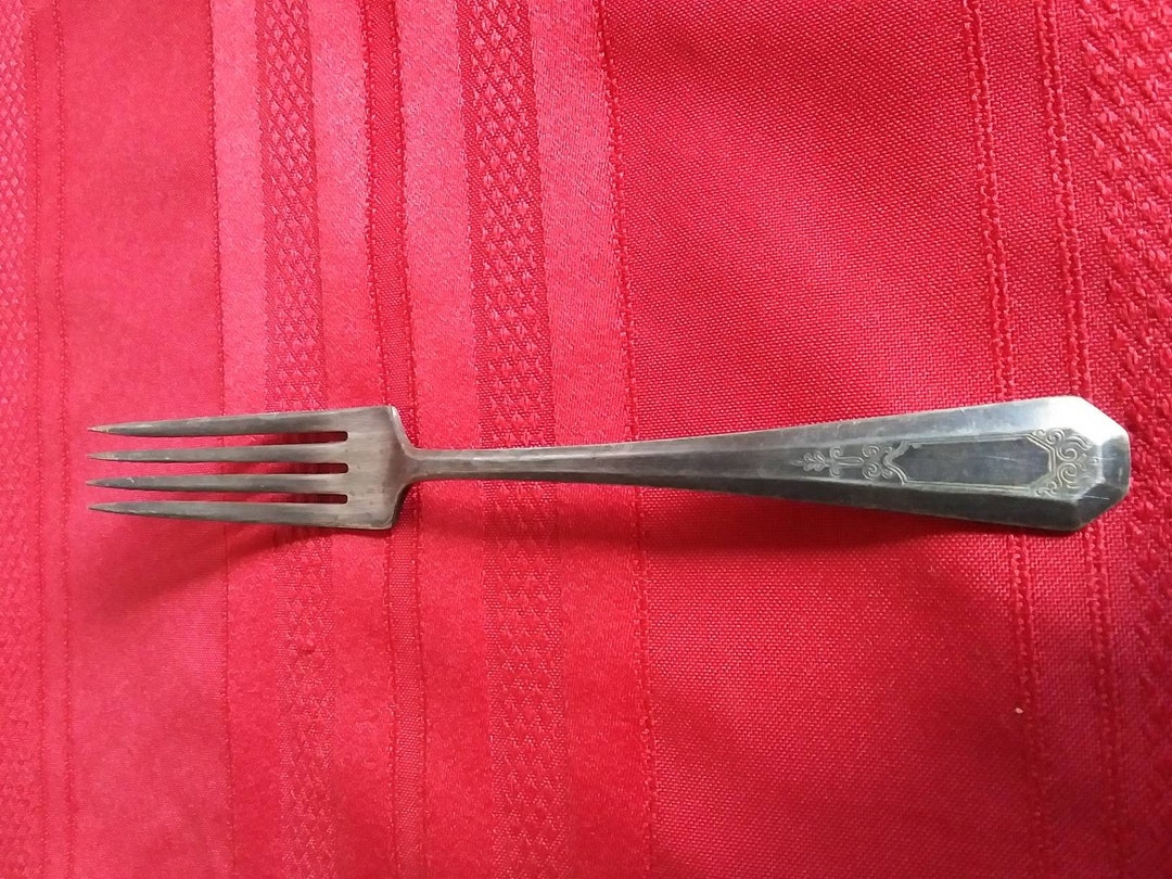 Silver Plated Fork Wm Rogers and Sons AA June 14 20 Antique Etsy