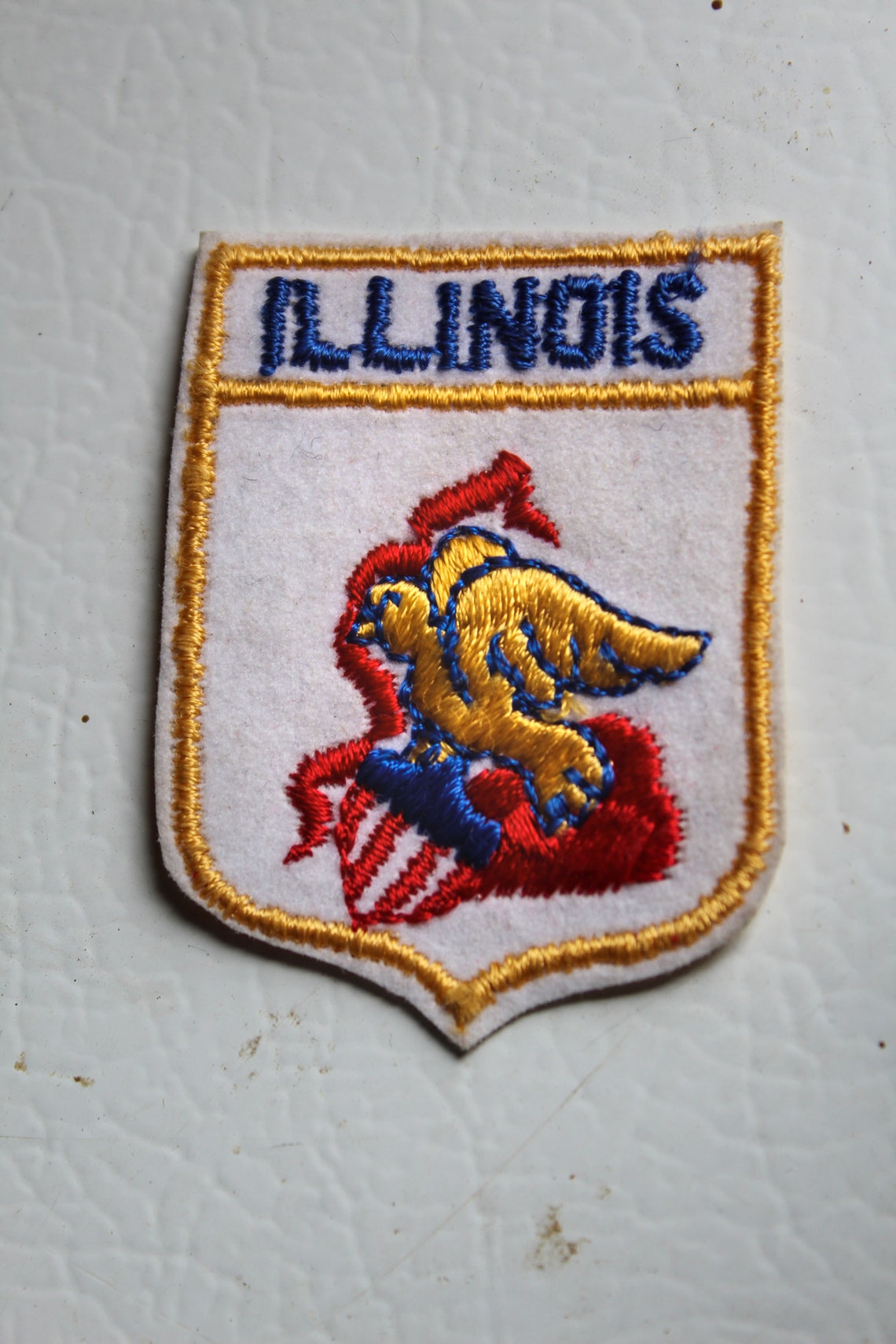 Vintage Patch Insignia de Illinois Etsy
