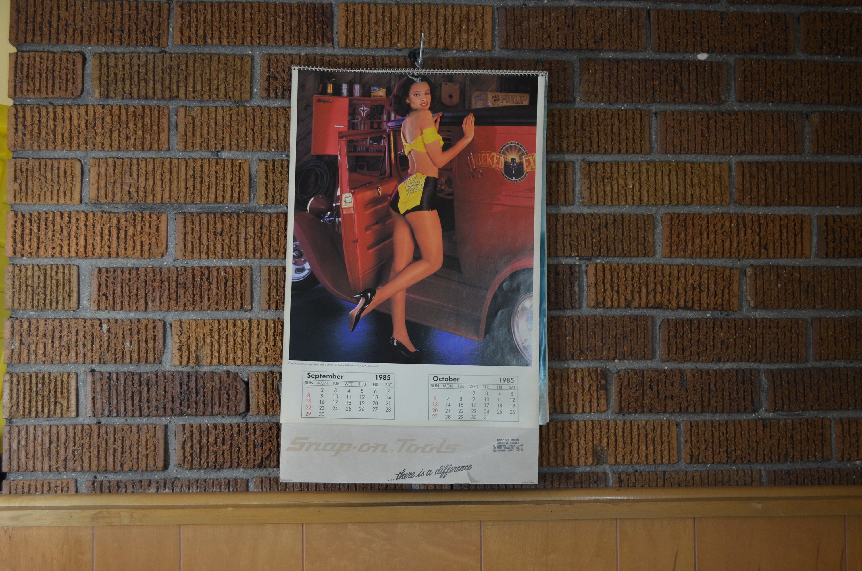 1985 Snap on Tools 65th Anniversary Ladies Calendar Etsy