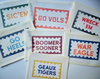 College Football Needlepoint Canvas