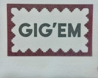 Aggie Needlepoint Canvas