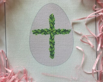 Easter Cross Needlepoint Canvas