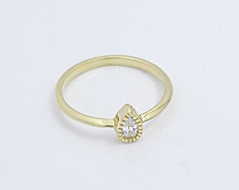 Pear Shaped Ring