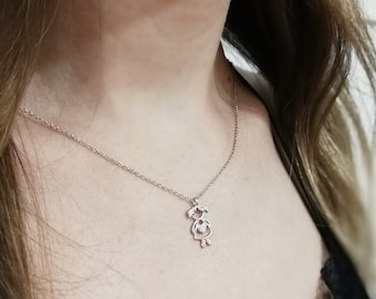 Girl necklace 14K Gold