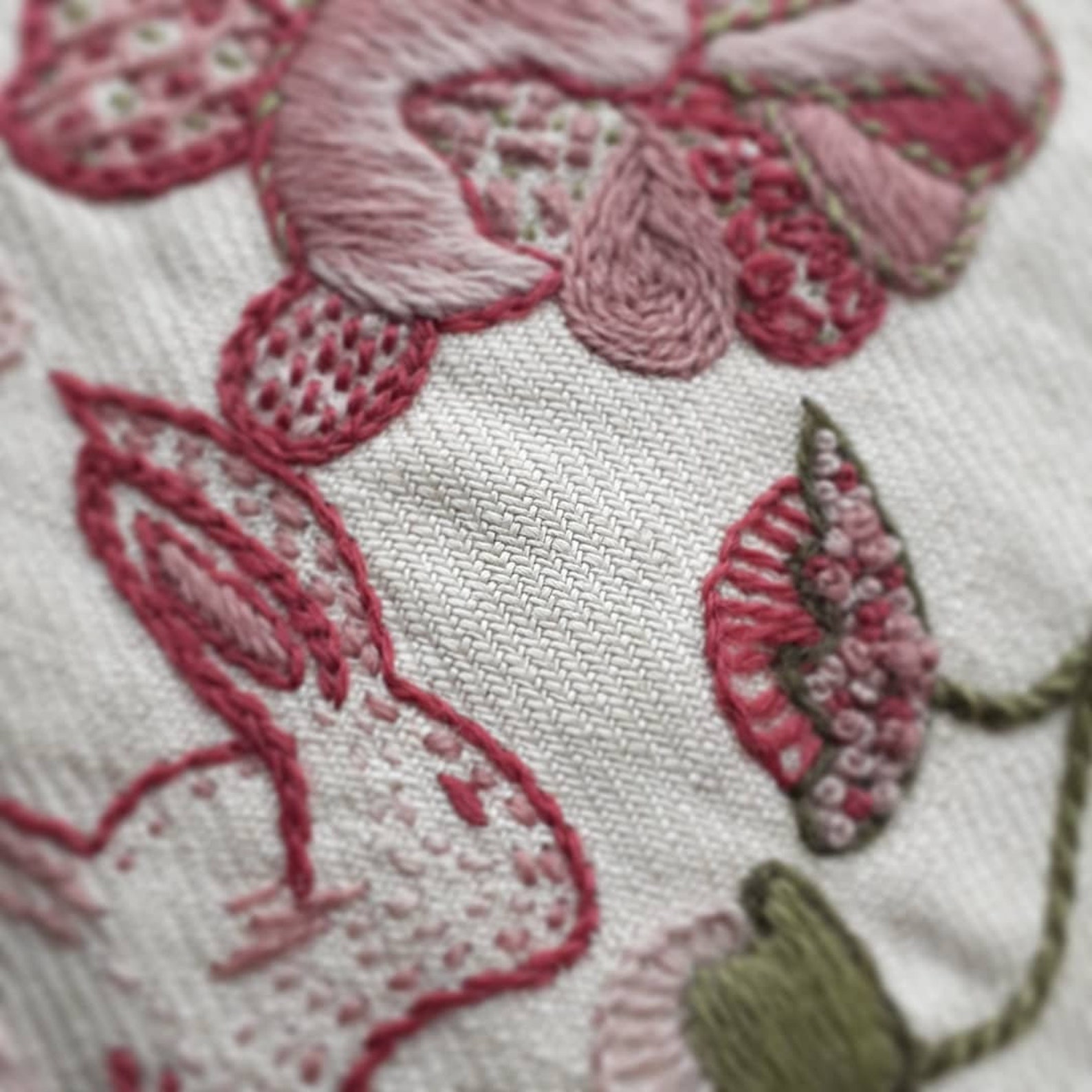 Floral Crewelwork Kit Etsy UK