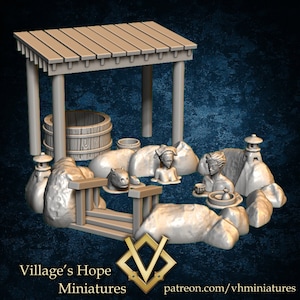 Onsen Bath House Set - Village&#39;s Hope