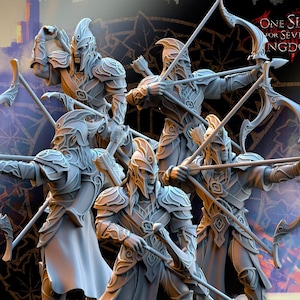 Silvermoor Elves - Archers - Beholder Miniatures