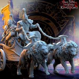 Silvermoor Elves - Bear Guardians Chariot - Beholder Miniatures
