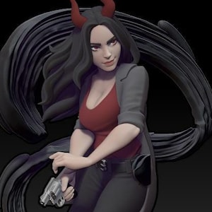 Succubus PI 32 mm Miniatur - Twin Goddess Miniatures