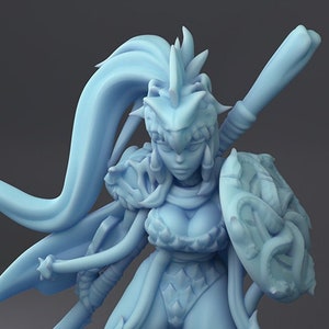 Hydra Hunter 32mm miniature - Twin Goddess Miniatures