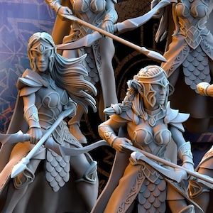 Silvermoor Elves - Sisterhood Archers - Beholder Miniatures