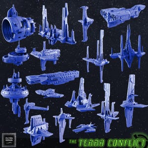 17pc Alliance Battlefleet - EC3D