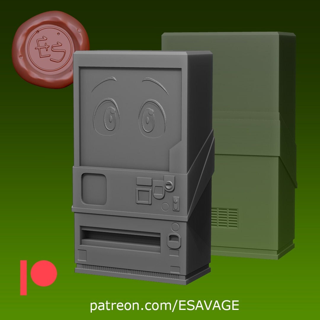 Sentient Vending Machine 32mm Dnd Miniature - Ethan Savage Studios - Etsy