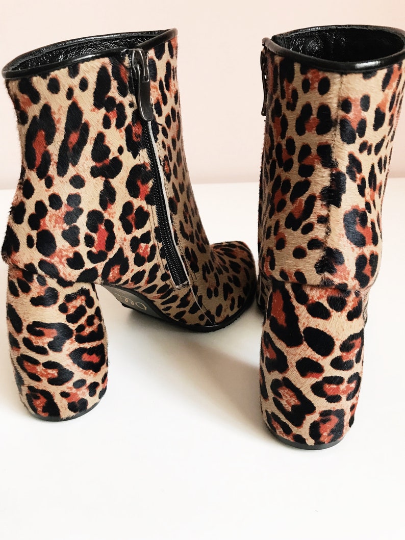 leopard print boots amazon