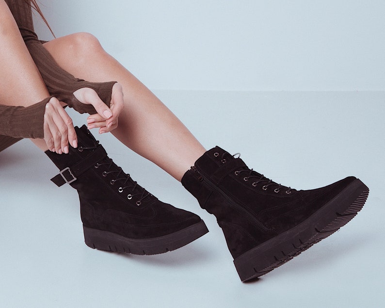 pointed toe booties flat