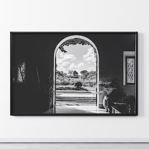 Mayan Ruins Through Doorway – Historic Mexico Photography | Travel Wall Art