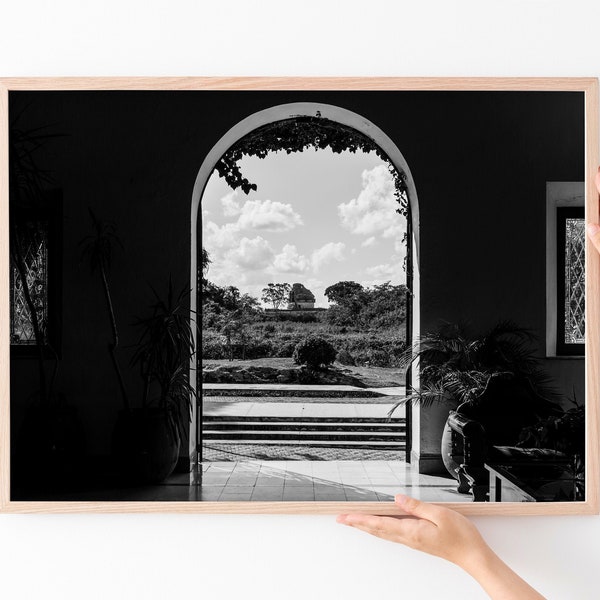 Digital Prints | Pathway to Ruins in Mexico by J.Bermudez | Office Decor | Home Decor