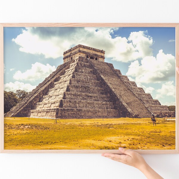 Unframed Photo Print | Chichen Itza Wall Art By J.Bermudez  | Mexico Photography | Art & Home Decor