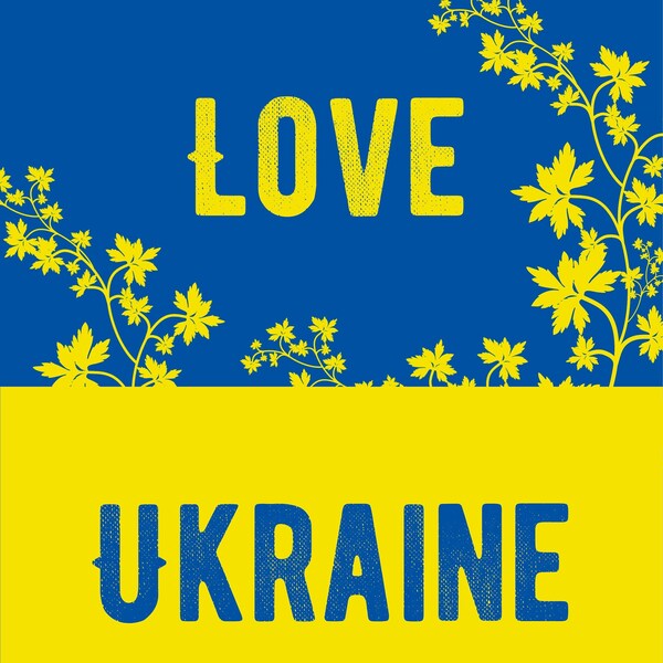 Digital poster Love Ukraine