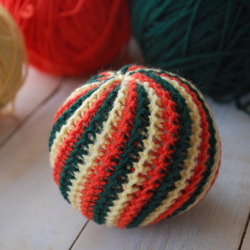 Acrylic Balls Autumn Color Balls Waldorf Inspired Balls Rainbow Balls Baby Toy Balls Knit