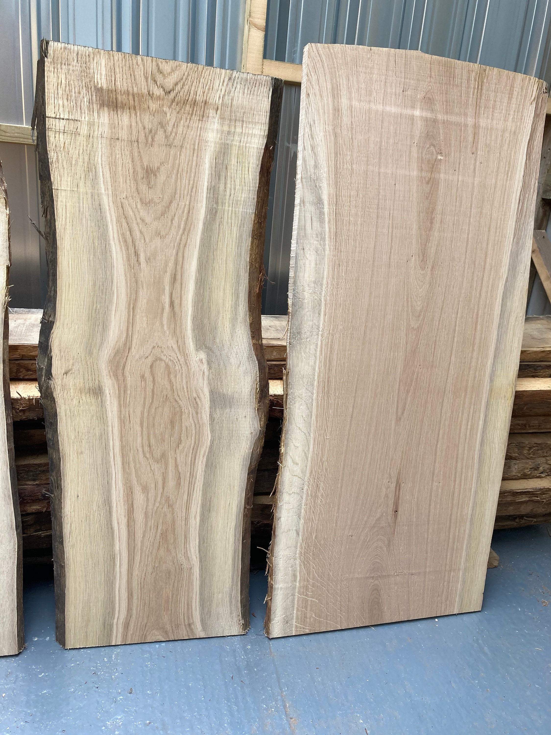 Live Edge Oak Boards Oak Shelves Various Sizes Kiln Dried & Etsy UK