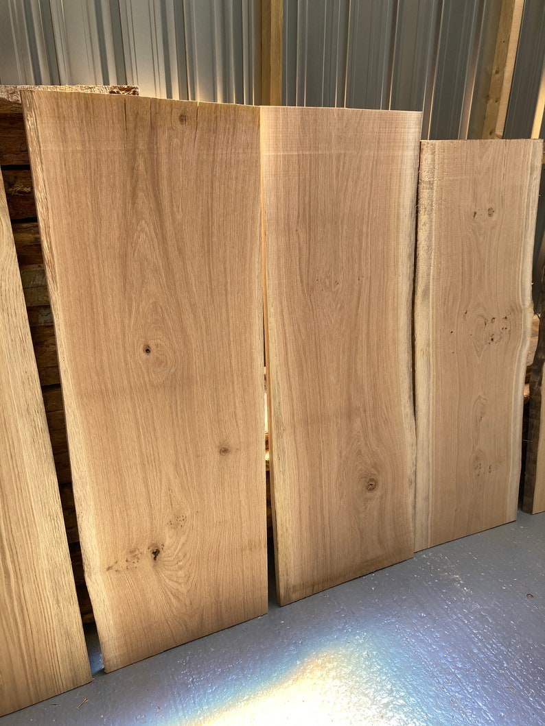 Live Edge Oak Boards Oak shelves various sizes kiln dried & Etsy