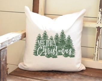 Merry Christmas Pillow Cover | Christmas Decor | Pillow | Christmas Pillow Cover | Christmas Pillow Cover 18x18 | Throw Pillow