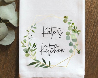 Personalized Tea Towel | Kitchen Towel | Custom Tea Towel | Housewarming Gift | Gift for Her