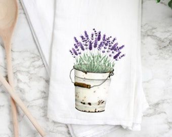 Floral Tea Towel | Kitchen Linen | Spring Decor | Flour Sack Tea Towel | Housewarming Gift | Hostess Gift