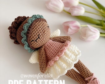 Primrose the Garden Fairy PDF Pattern-English // Fairy Crochet Pattern // Amigurumi Fairy