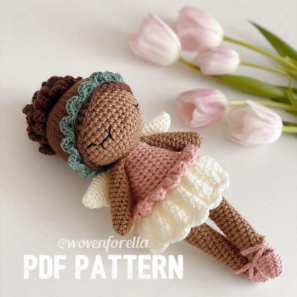 Primrose the Garden Fairy PDF Pattern-English // Fairy Crochet Pattern // Amigurumi Fairy