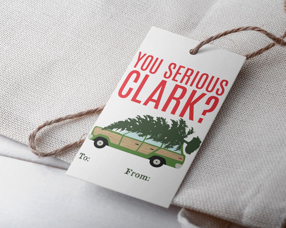 Christmas Vacation Gift Tags Printable Etsy