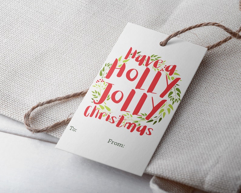Christmas Gift Tags Etsy