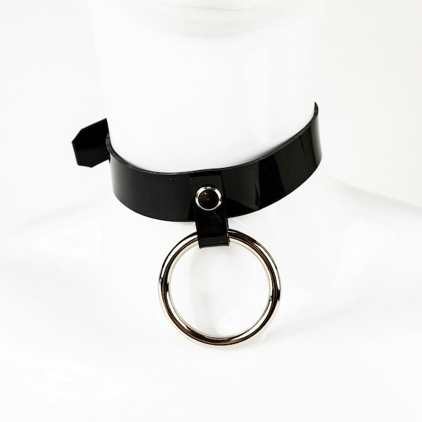 O-Ring Choker - Silikon + Edelstahl