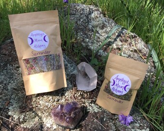 Surrender~7 Sisters ~Sacred Herbal Blend~ Medicinal Herbs~Organic~Herbal Tea~ Incense~ Quit Smoking~
